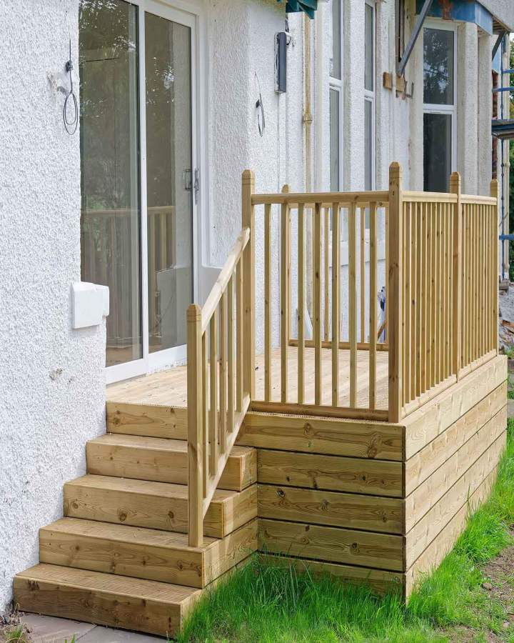 Véranda et escaliers bois Bolbec